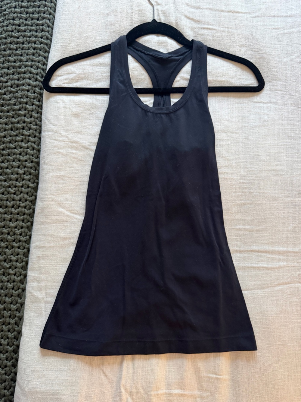 lululemon athletica Black Racerback Tank Top